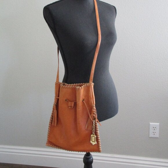 Yves Saint Laurent Handbags - Vintage YSL Yves Saint Laurent Brown Leather Shoulder Crossbody Bag Beautiful!